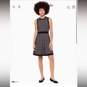 Kate Spade mod plaid sweater dress, M